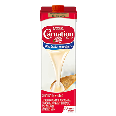Leche Evaporada Carnation Clavel 944Ml