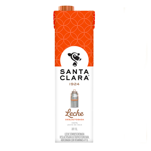 Leche Liquida Santa Clara 1Lt Deslactosada                     