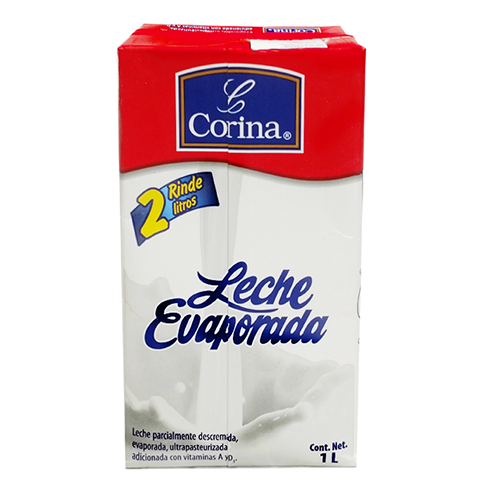 Leche Evaporada Corina 1Lt                                                                          