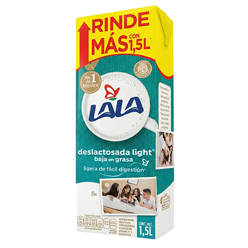 Leche Liquida Lala 1.5Lt Deslactosada Light