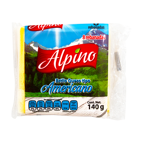 Queso Americano Alpino 140Gr                                                                        