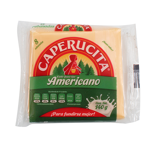 Queso Americano Caperucita 140Gr                                                                    