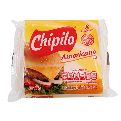 Queso Americano Chipilo 144Gr Ac                                                                    