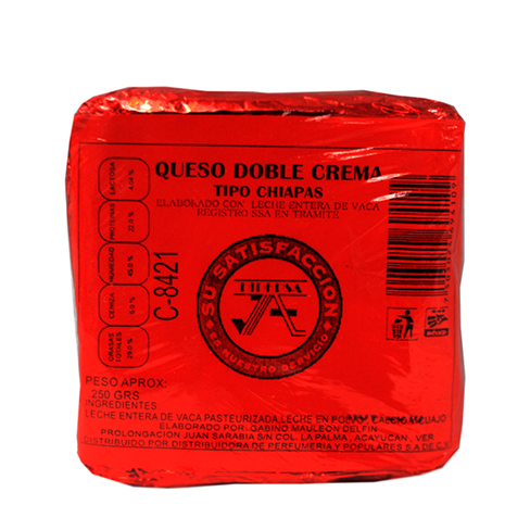 Queso Doble Crema Don Mauleon 250Gr                                                                 