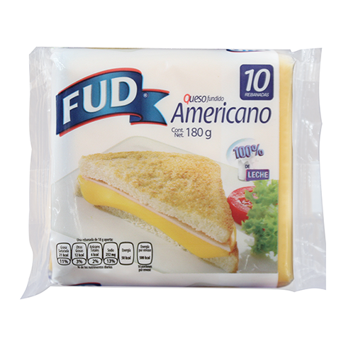 Queso Americano Fud 180Gr                                                                           