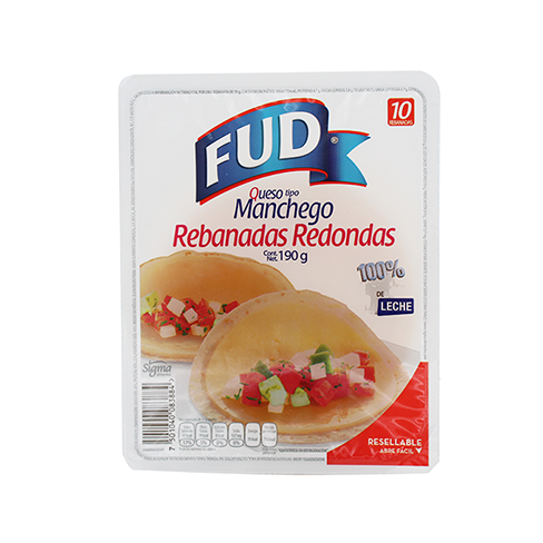 Queso Manchego Fud 190Gr                                                                            