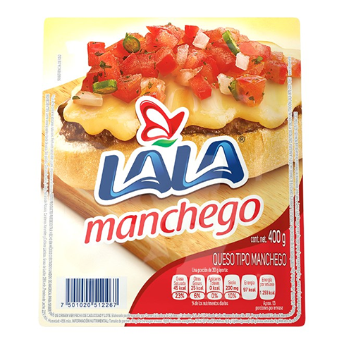 Queso Manchego Lala 400Gr                                                                           