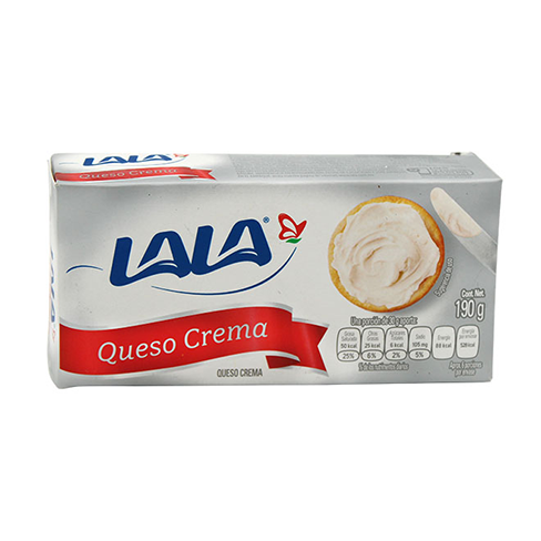 Queso Crema Lala 190Gr                                                                              