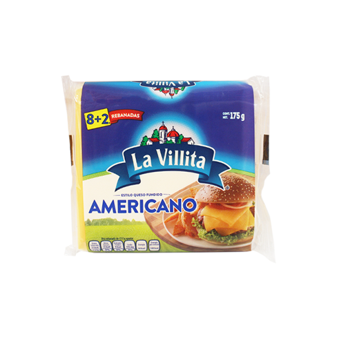 Queso Americano La Villita 175Gr                                                                    