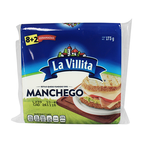 Queso Manchego La Villita 173Gr                                                                     