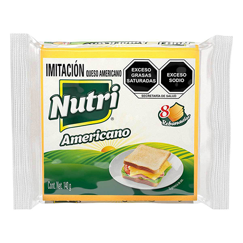 Queso Americano Nutrileche 140Gr                                                                    