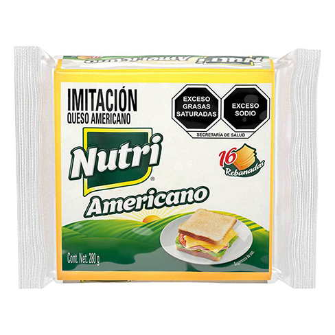 Queso Americano Nutrileche 280Gr                                                                    