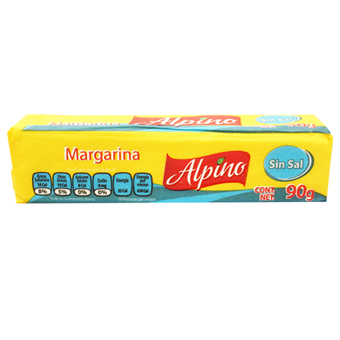 Margarina Alpino 90Gr Sin Sal                                                                       