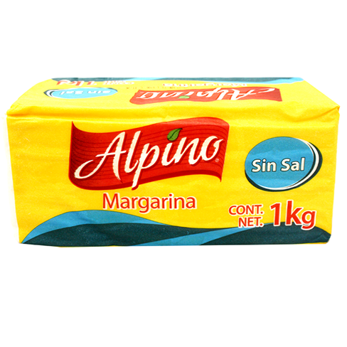 Margarina Alpino 1Kg Sin Sal                                                                        