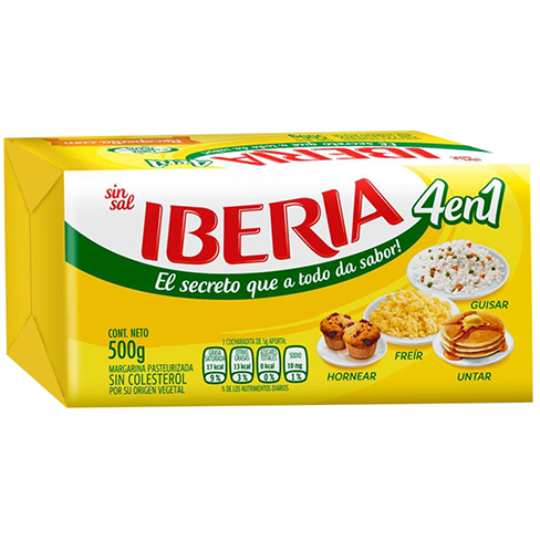 Margarina Iberia 500Gr Sin Sal                                                                      
