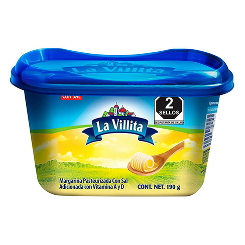 Margarina La Villita 190Gr Con Sal                                                                  