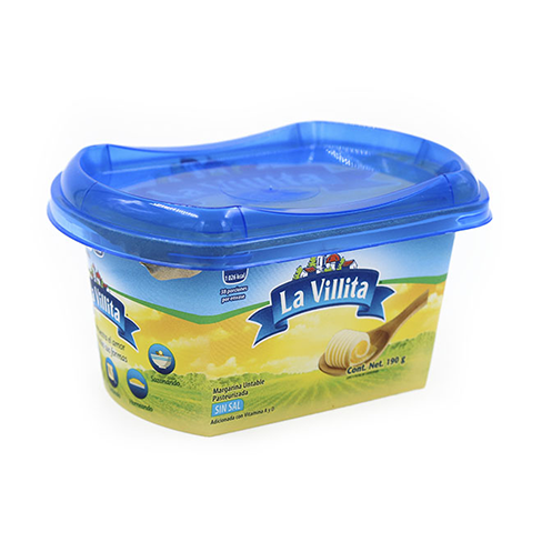 Margarina La Villita 190Gr Sin Sal                                                                  