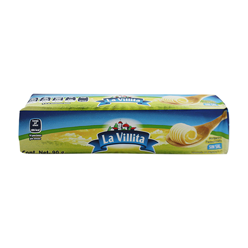Margarina La Villita 90Gr Sin Sal