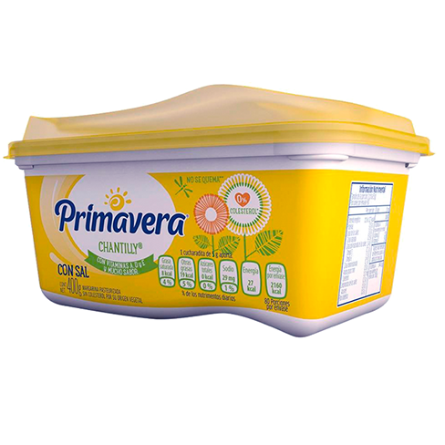 Margarina Primavera Chantilly 400Gr Con Sal                                                         