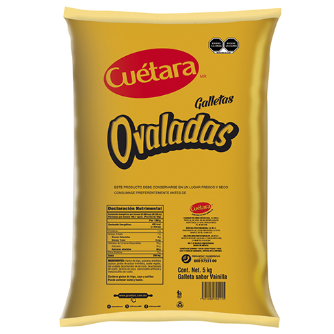 Galleta Cuetara Ovaladas Bulto 5Kg                                                                  