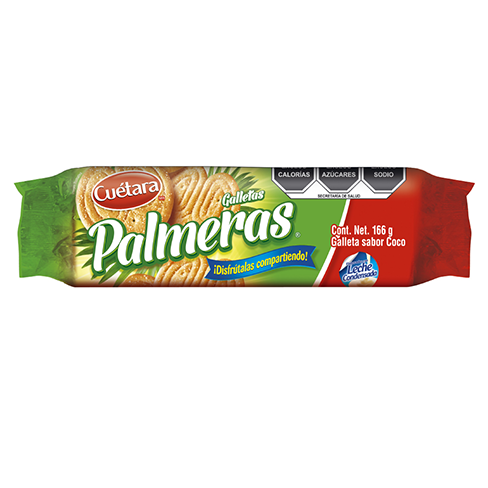 Galleta Cuetara Palmeras 166Gr                                                                      
