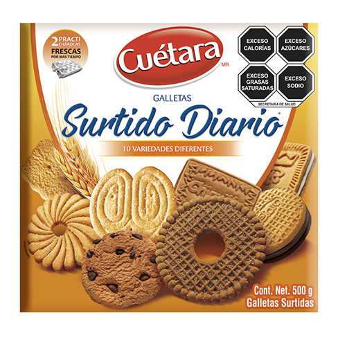 Galleta Cuetara Surtido Diario 500Gr                                                                
