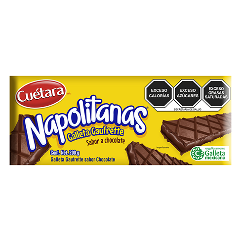 Galleta Cuetara Napolitanas 200Gr Chocolate                                                         