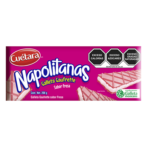Galleta Cuetara Napolitanas 200Gr Fresa                                                             