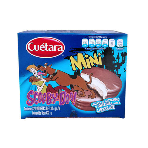 Galleta Cuetara Mini Scooby Doo 32Pz                                                                