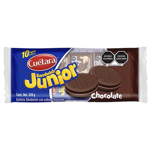Galleta Cuetara Sandwich Jr 10Pz Chocolate                                                          
