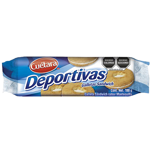 Galleta Cuetara Deportiva 180Gr                                                                     