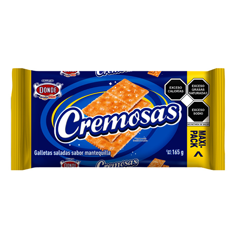 Galleta Donde Cremosas 165Gr
