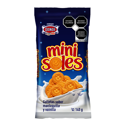 Galleta Donde Mini Soles 140Gr                                                                      