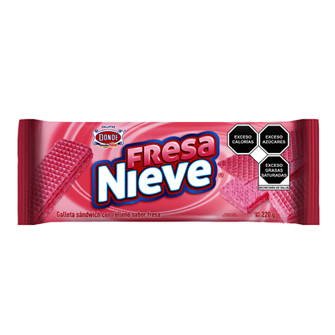 Galleta Donde Fresa Nieve 220Gr                                                                     