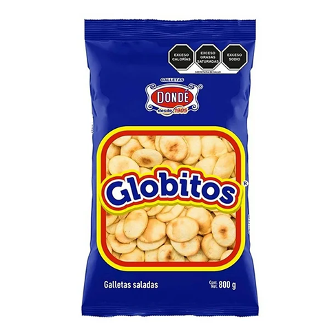 Galleta Donde Globitos 800Gr
