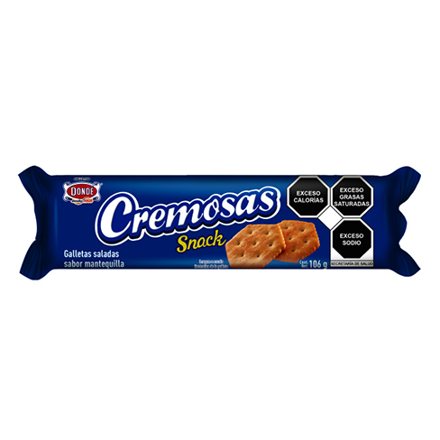 Galleta Donde Cremosas 106Gr Snack