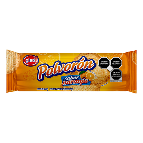 Galleta Gisa Polvorones 90Gr Naranja                           