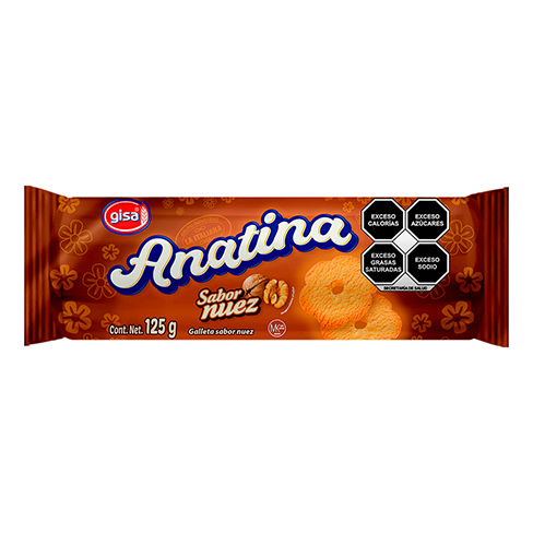 Galleta Gisa Anatina 125Gr Nuez                                