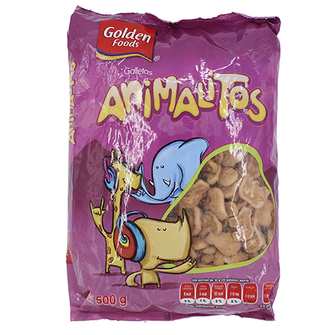 Galleta Golden Foods Animalitos 500Gr