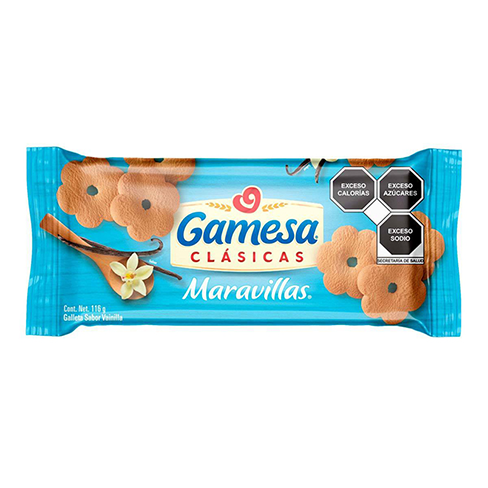 Galleta Gamesa Maravillas 112Gr Vainilla