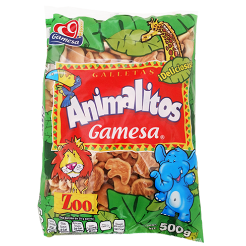 Galleta Gamesa Animalitos 500Gr                                                                     