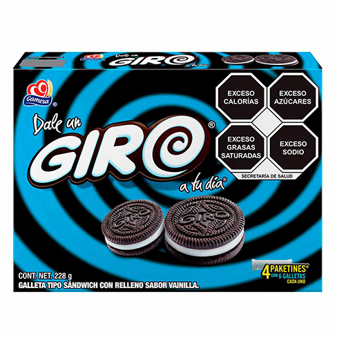 Galleta Gamesa Giro 228Gr 