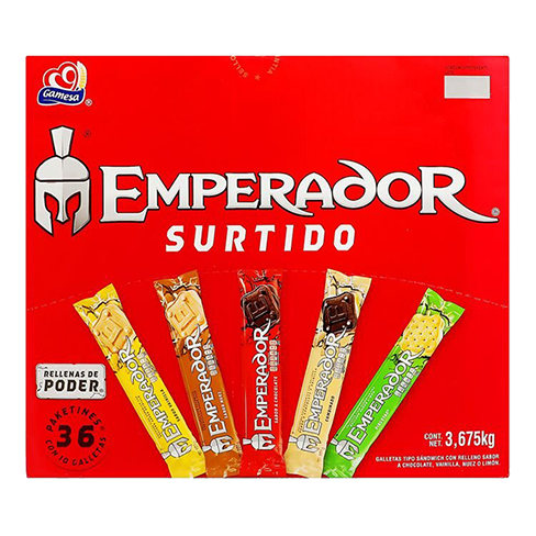 Galleta Emperador Surtido 25 Piezas (2.487Kg)