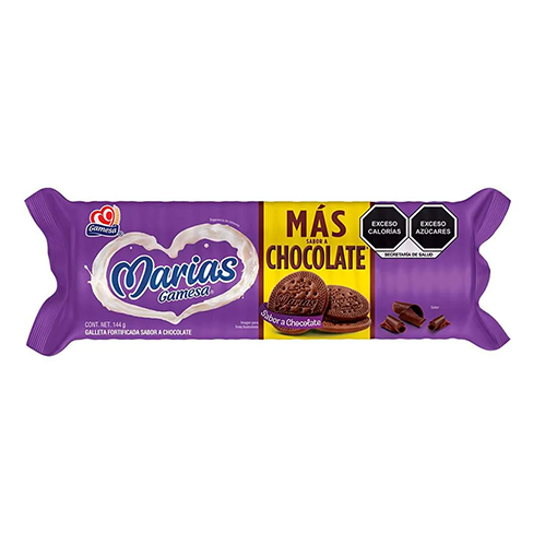 Galleta Gamesa Marias 144Gr Chocolate