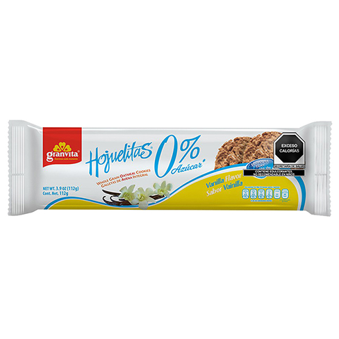 Galleta Hojuelitas 112Gr Vainilla 0% Azucar                                                         