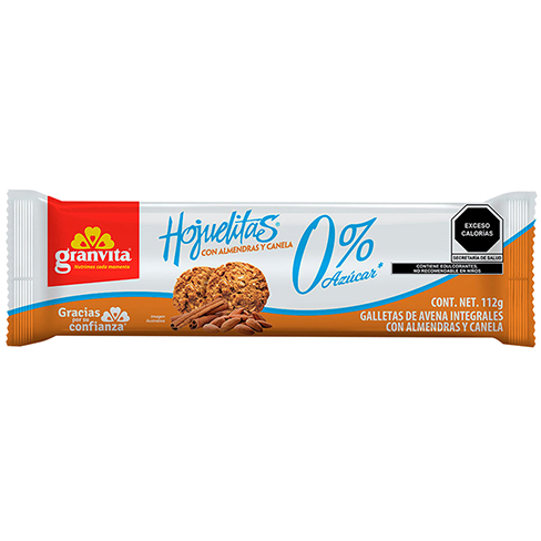 Galleta Hojuelitas 112Gr Alm-Can 0% Azucar                                                          