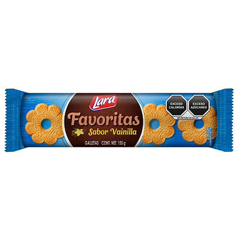 Galleta Lara Favoritas 155Gr Vainilla 