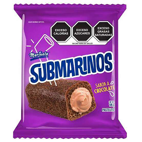 Pastelito Marinela Submarino 105Gr Chocolate                                                        