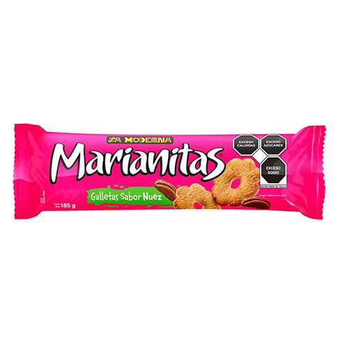 Galleta Moderna Marianitas 185Gr Nuez