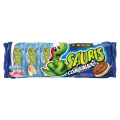 Galleta Moderna Sauris Bolsa 12Pz Combinado
